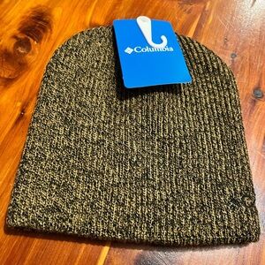 Columbia Winter Hat Beanie in Brown & Black One Size $30 Retail NWT